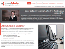 Tablet Screenshot of karenschaller.com